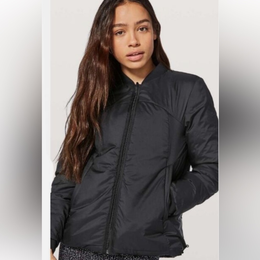 Reversible Lululemon Down Bomber Jacket. Size 8 - image 3